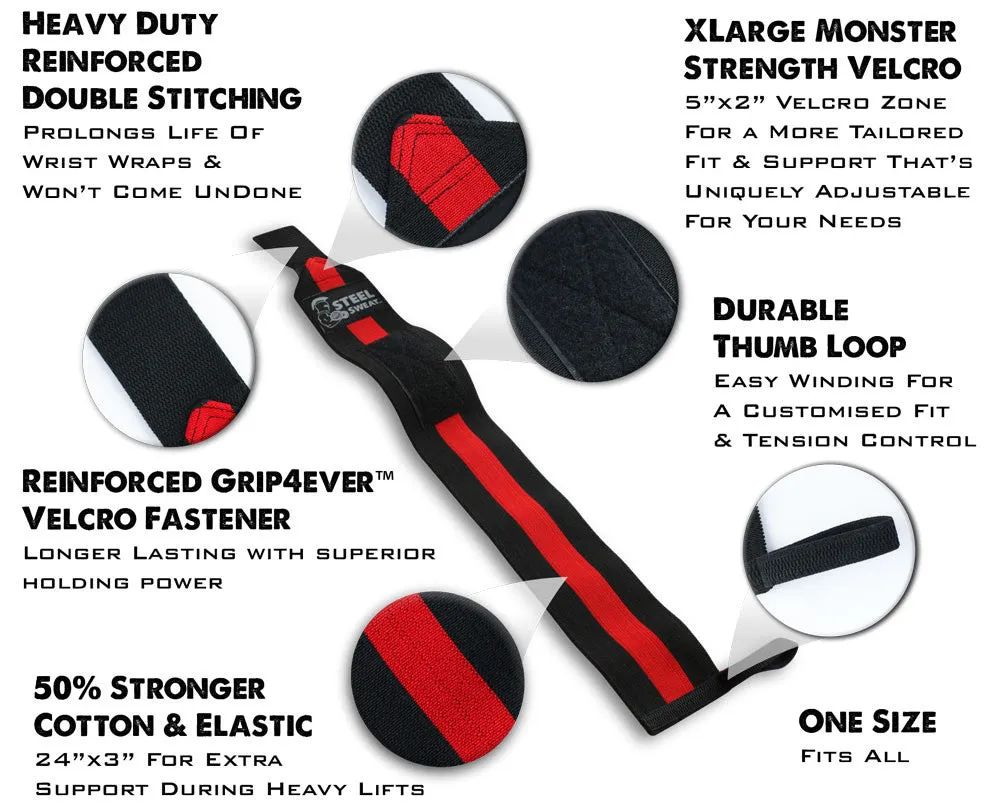 24" Wrist Wraps