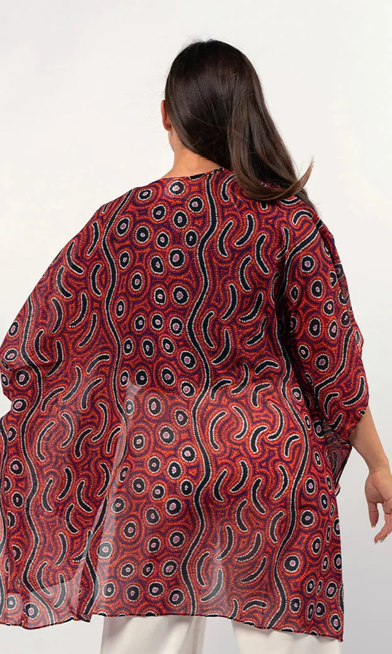 Aboriginal Art Shawl Lappi Lappi Jukurrpa