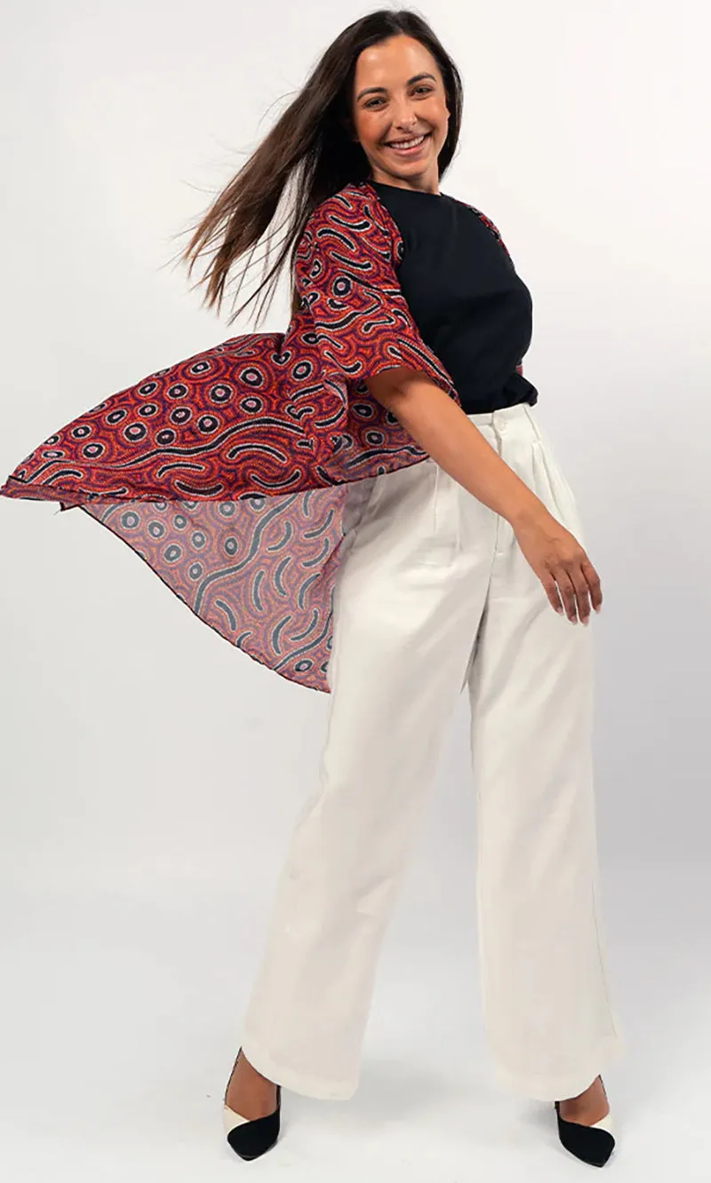 Aboriginal Art Shawl Lappi Lappi Jukurrpa