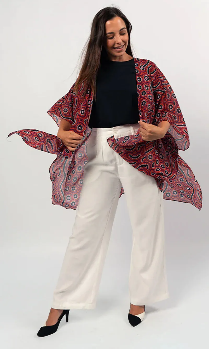 Aboriginal Art Shawl Lappi Lappi Jukurrpa
