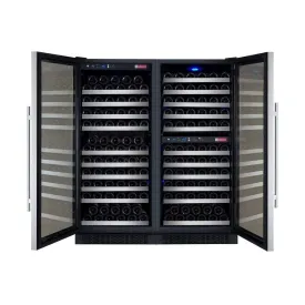 Allavino FlexCount II Tru-Vino 249 Bottle Three Zone Stainless Steel Wine Refrigerator 3Z-VSWR2128-S20