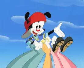 Animaniacs Original Production Cel on Original Background: Wakko