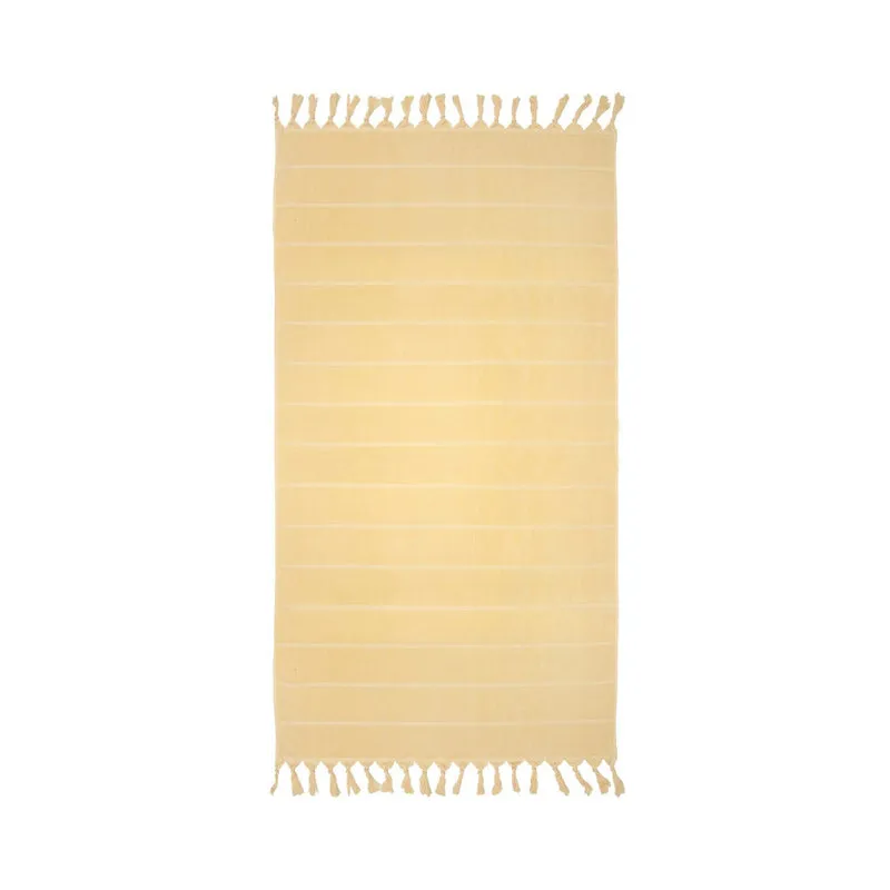 Bambury Santorini Custard Beach Towel