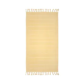 Bambury Santorini Custard Beach Towel