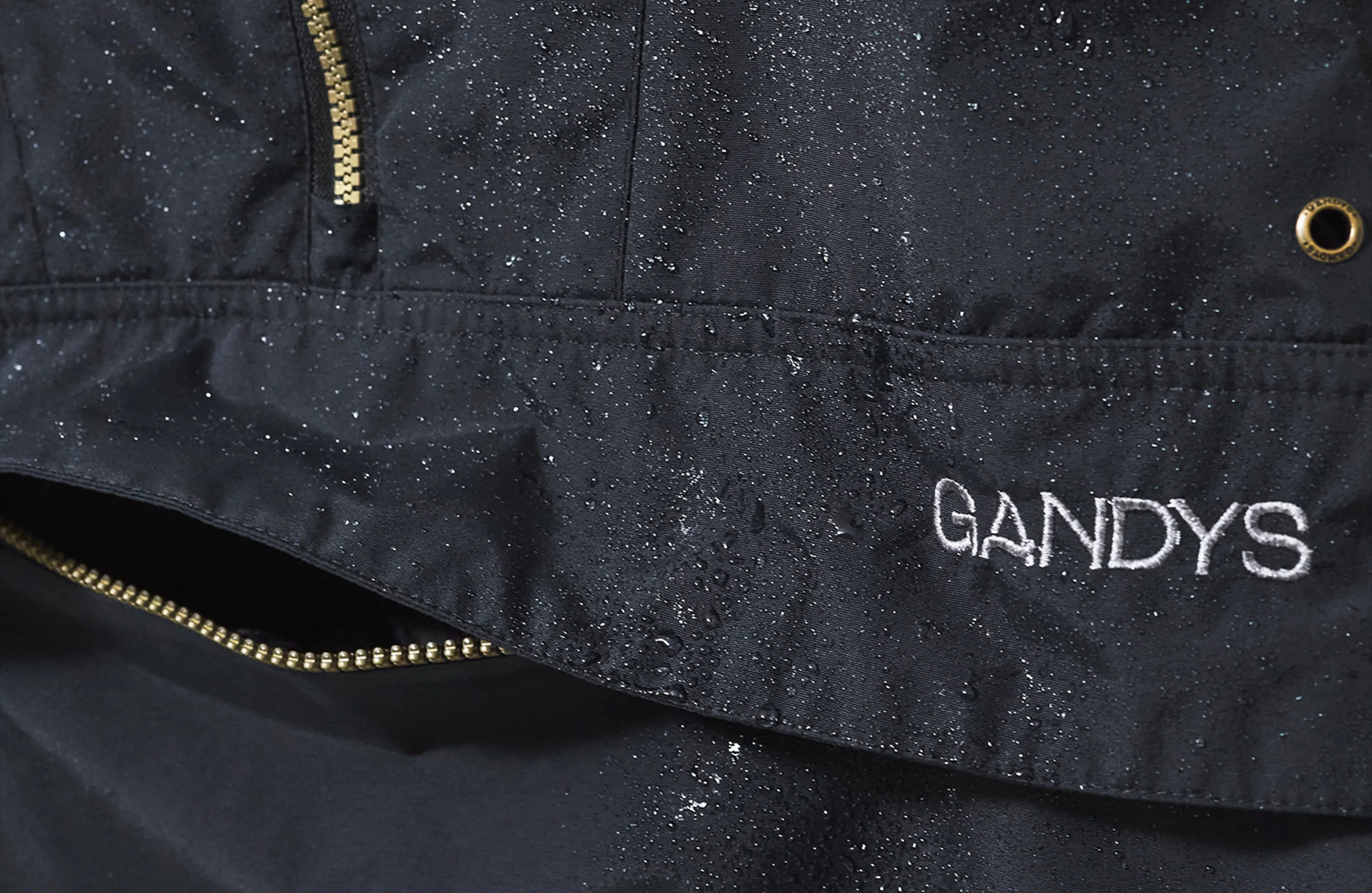 Black Alberta Fleece Lined Overhead Jacket