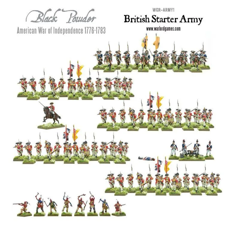 Black Powder: American War Of Independence British Army Starter Set