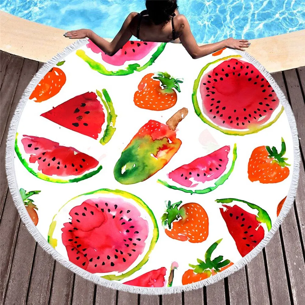 Bohemia Style Watermelon  Beach Towel