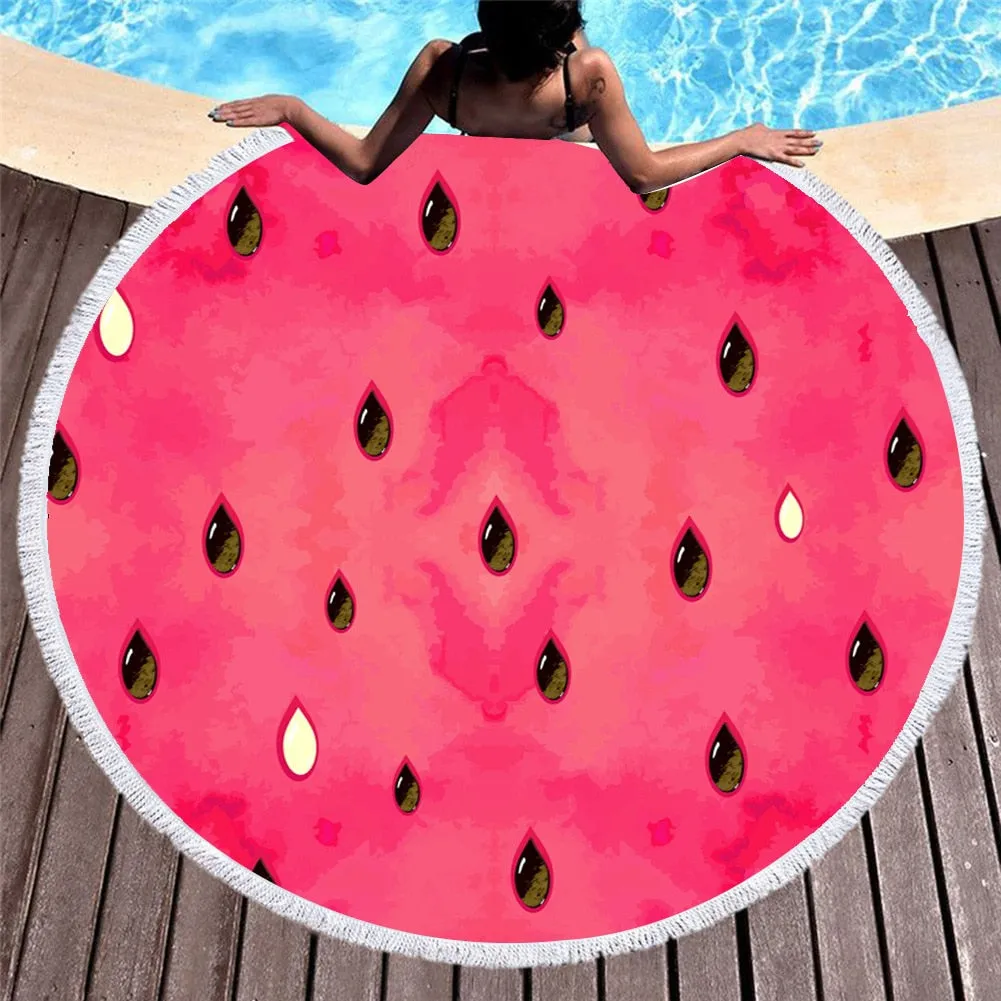 Bohemia Style Watermelon  Beach Towel