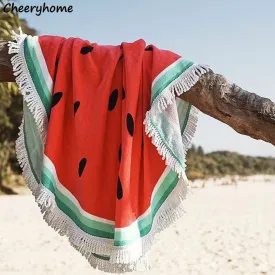 Bohemia Style Watermelon  Beach Towel