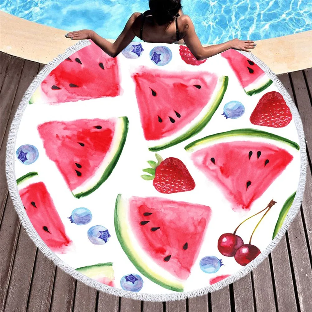 Bohemia Style Watermelon  Beach Towel