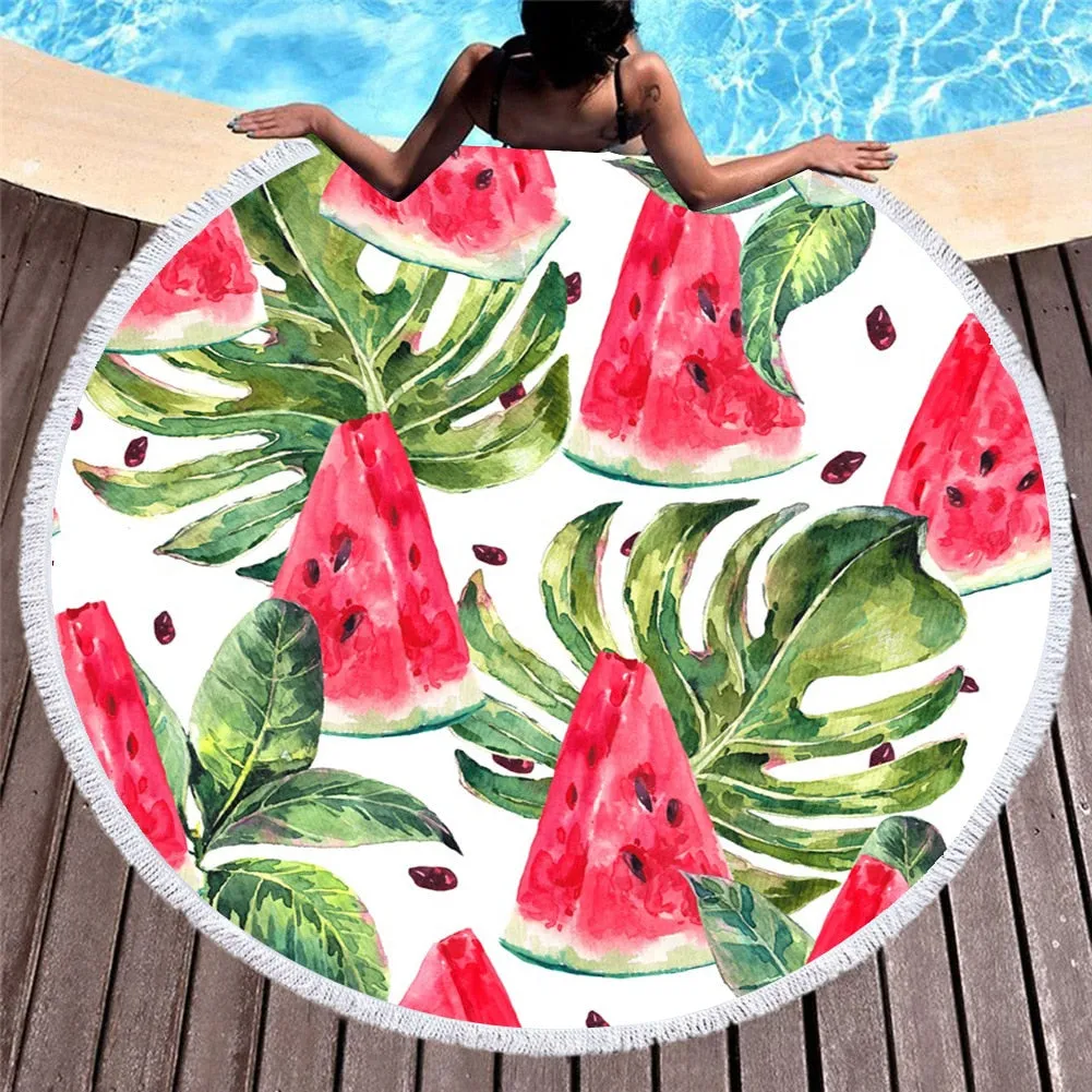 Bohemia Style Watermelon  Beach Towel