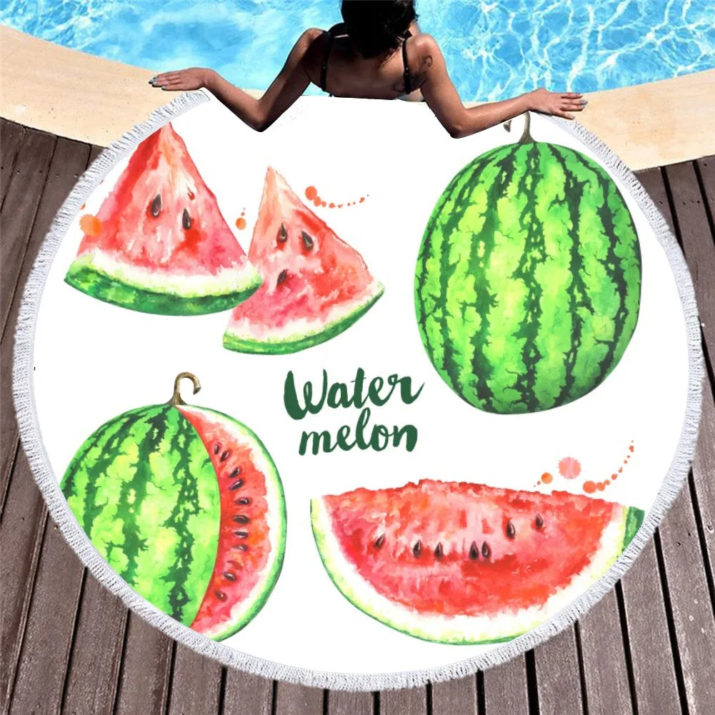 Bohemia Style Watermelon  Beach Towel