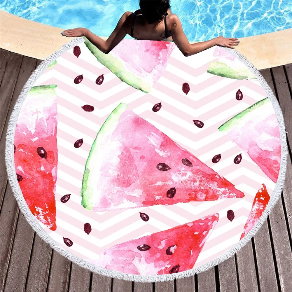 Bohemia Style Watermelon  Beach Towel