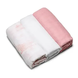 Boori Muslin Cloths (3Pk) - Making Friends Pink