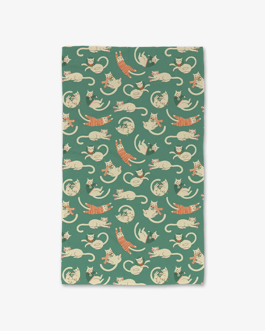 Christmas Cats Hand Towel