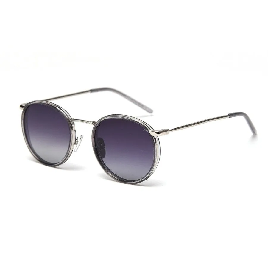 Classic Vintage Round Style Polarized Sunglasses Women ins Fashion Brand Design Sun Glasses
