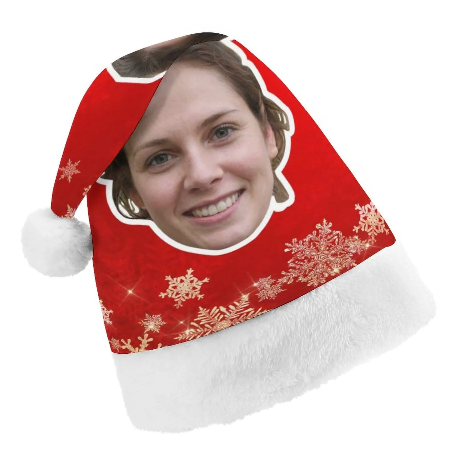 Custom Face  Snowflake Family Christmas Hat
