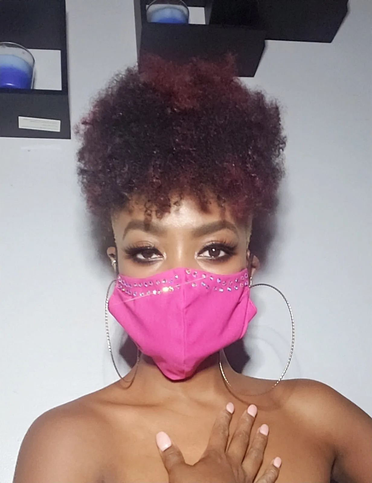 Customized Bling Mask - Mask Only