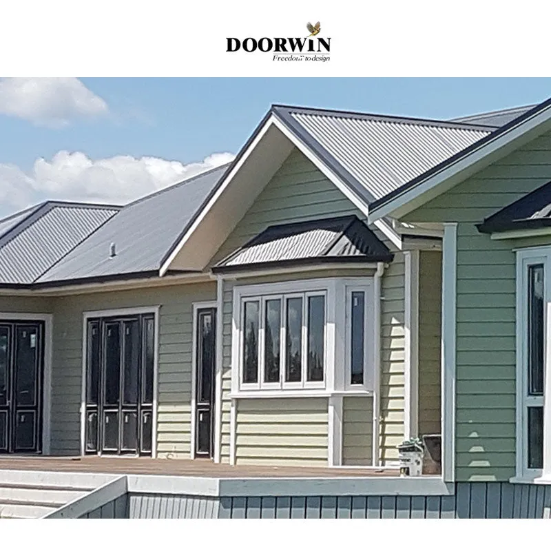 Doorwin 2021modern design commercial window frames foldable window tempered glass bi fold window Australia