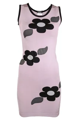 EMILIO CAVALLINI ALLINA Lilac Mini Flower Dress