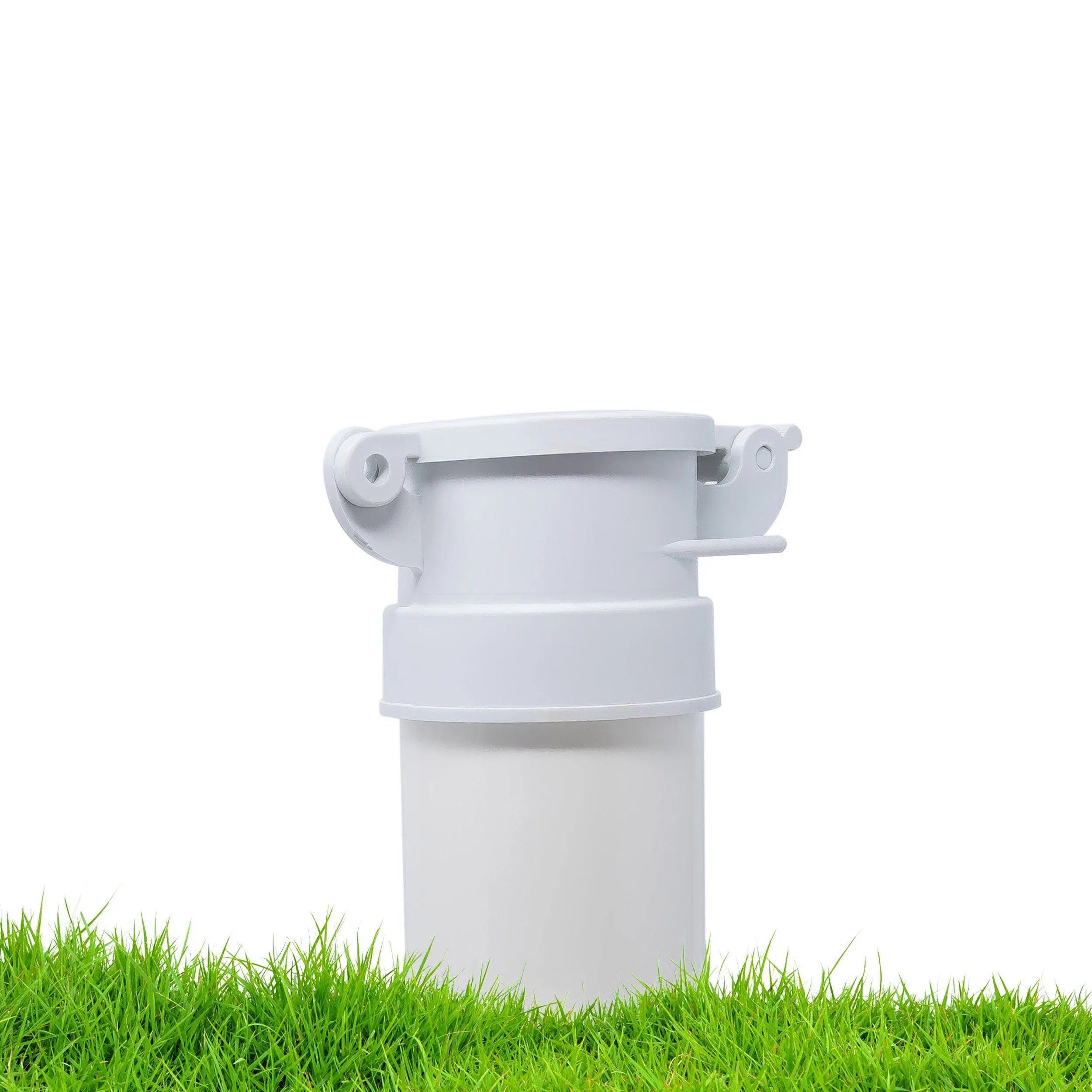 Enviro Design Products: FootLoose RV Site Sewer Cap, 4" White Female