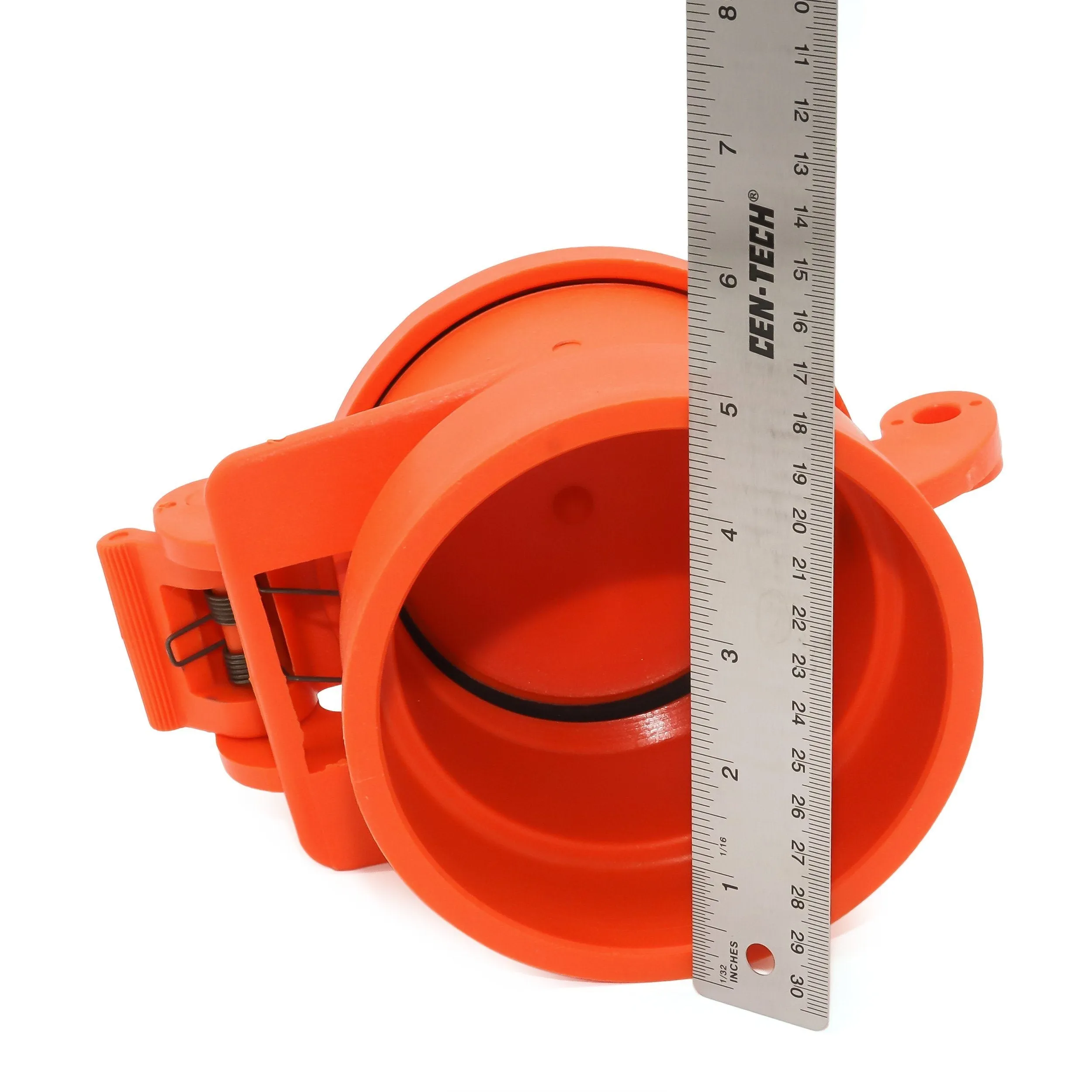 Enviro Design Products: FootLoose RV Site Sewer Cap, 4" White Female