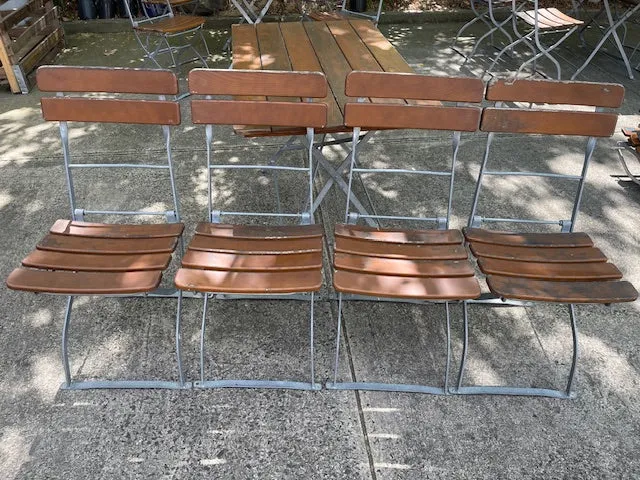 European  Foldable Bistro Setting  #6334