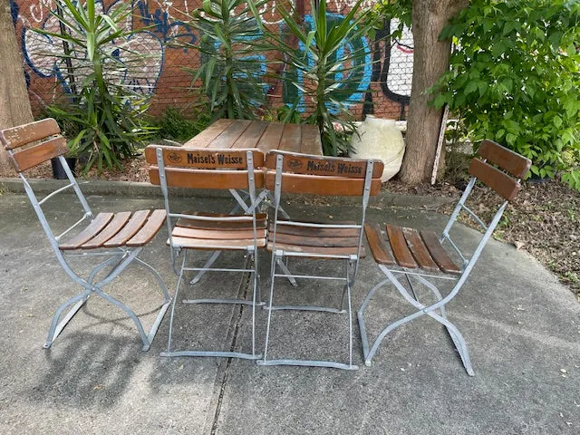 European  Foldable Bistro Setting  #6335