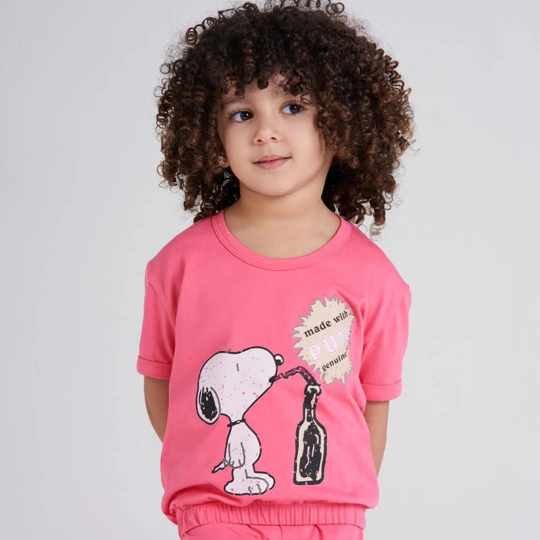 Girls' short sleeve pajama
