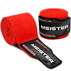Junior 108" MMA Hand Wraps (Pair) - Red