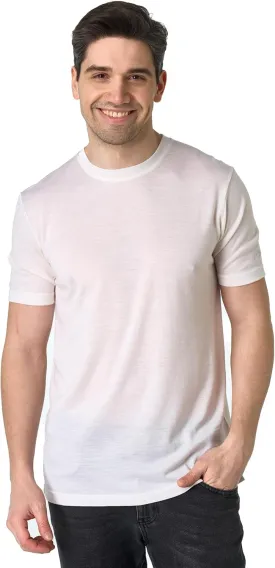 Merino.tech Merino Wool T-Shirt Mens - 100% Merino Wool Undershirt Lightweight Base Layer
