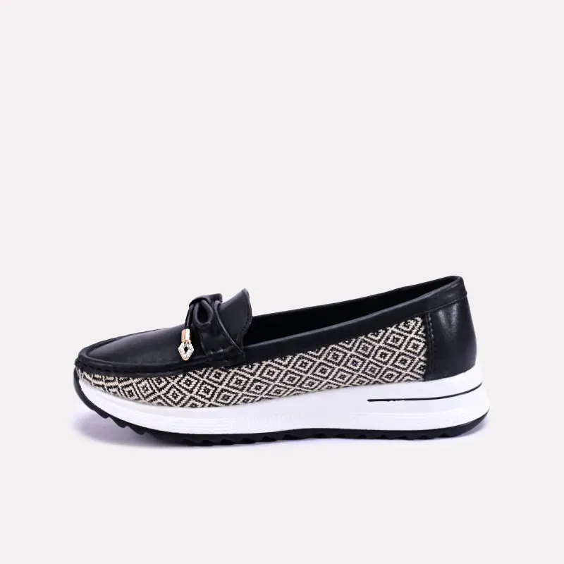 Mirabelle Black Casual Loafer Pumps 0431346