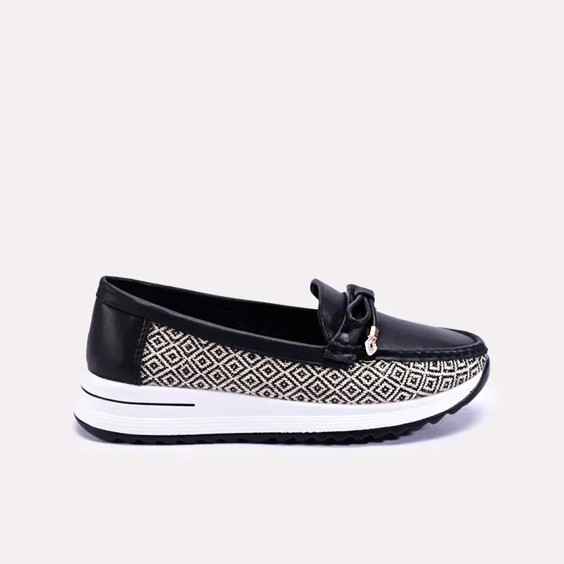 Mirabelle Black Casual Loafer Pumps 0431346