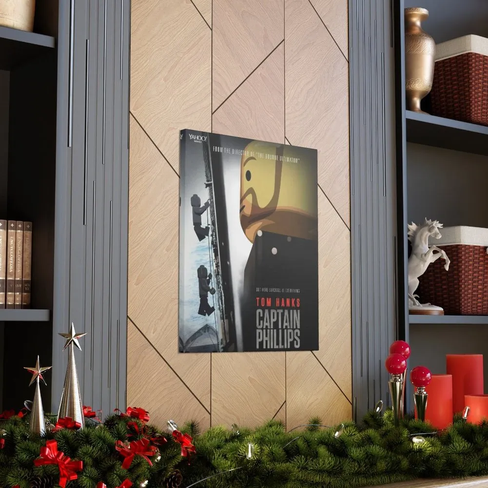 MOC  Compatible  Captain Phillips  Movie Wall Art Canvas Art With Backing.
