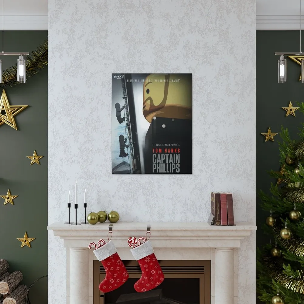 MOC  Compatible  Captain Phillips  Movie Wall Art Canvas Art With Backing.
