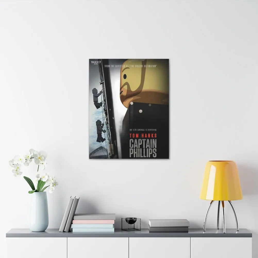 MOC  Compatible  Captain Phillips  Movie Wall Art Canvas Art With Backing.