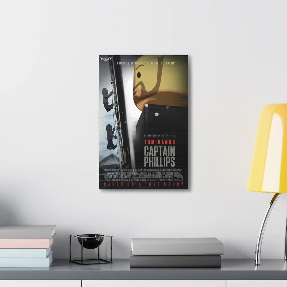 MOC  Compatible  Captain Phillips  Movie Wall Art Canvas Art With Backing.