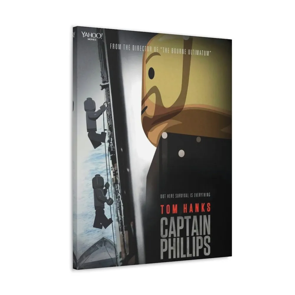 MOC  Compatible  Captain Phillips  Movie Wall Art Canvas Art With Backing.