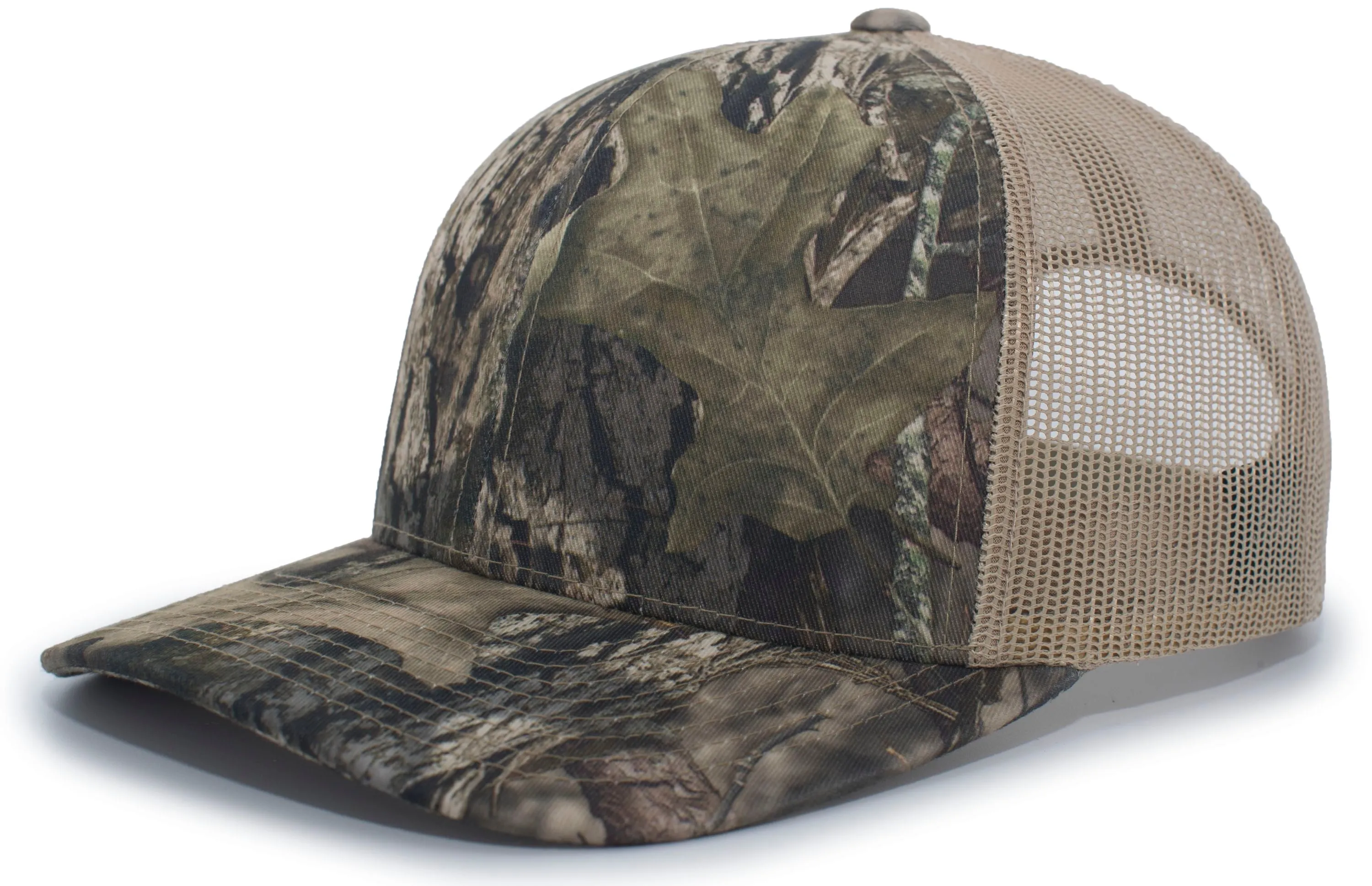 Pacific Headwear Camo Snapback Trucker Cap