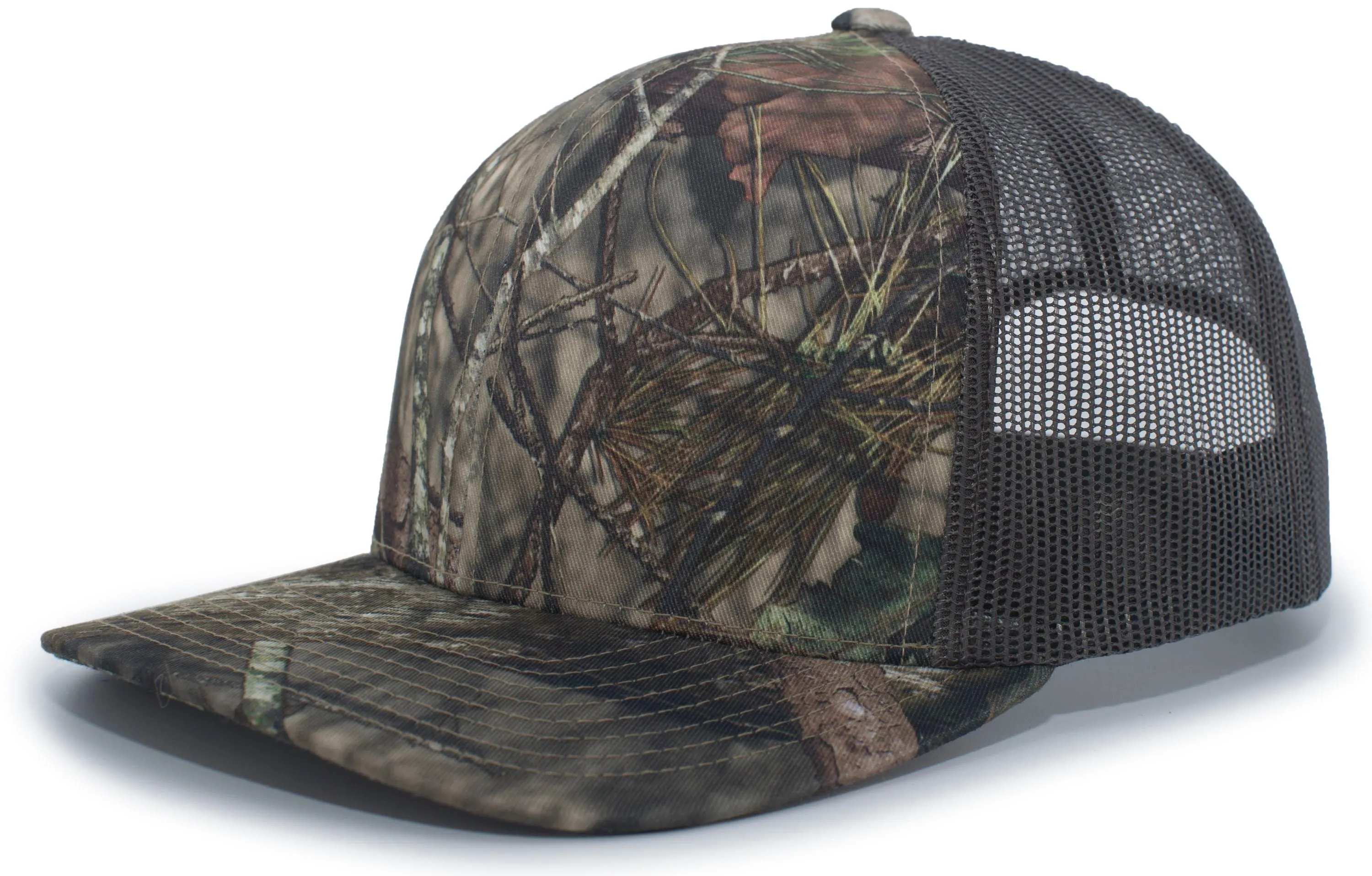 Pacific Headwear Camo Snapback Trucker Cap