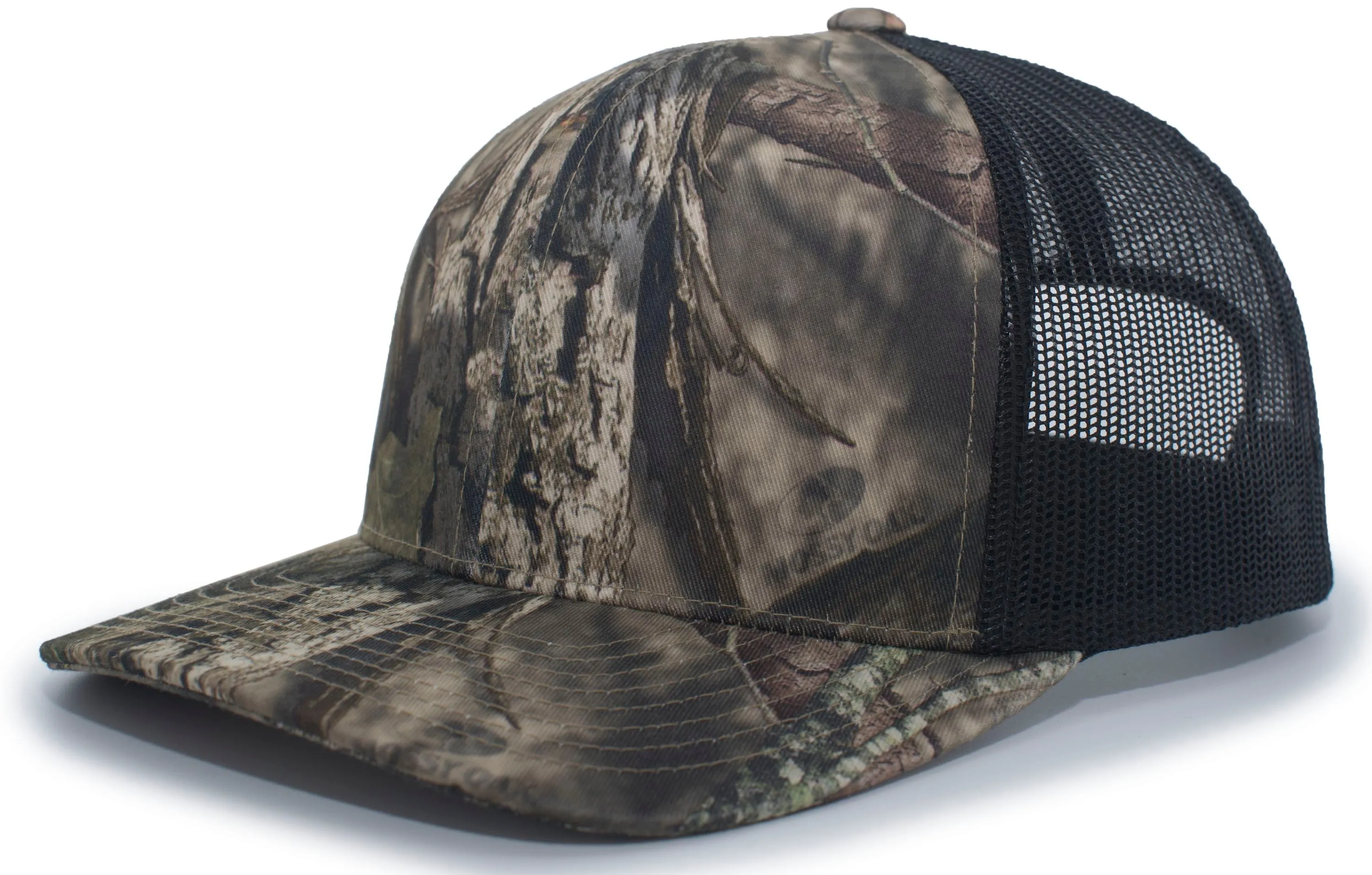 Pacific Headwear Camo Snapback Trucker Cap