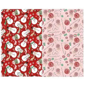 Peppermint Party Reversible Microfiber Towel
