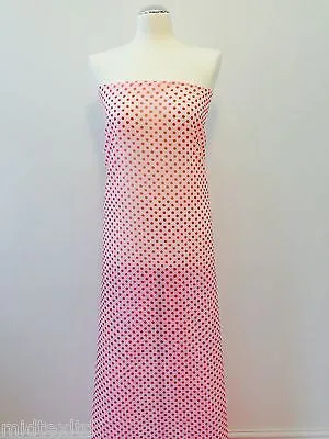 Polka Dots Chiffon Sheer Fabric M160 Mtex