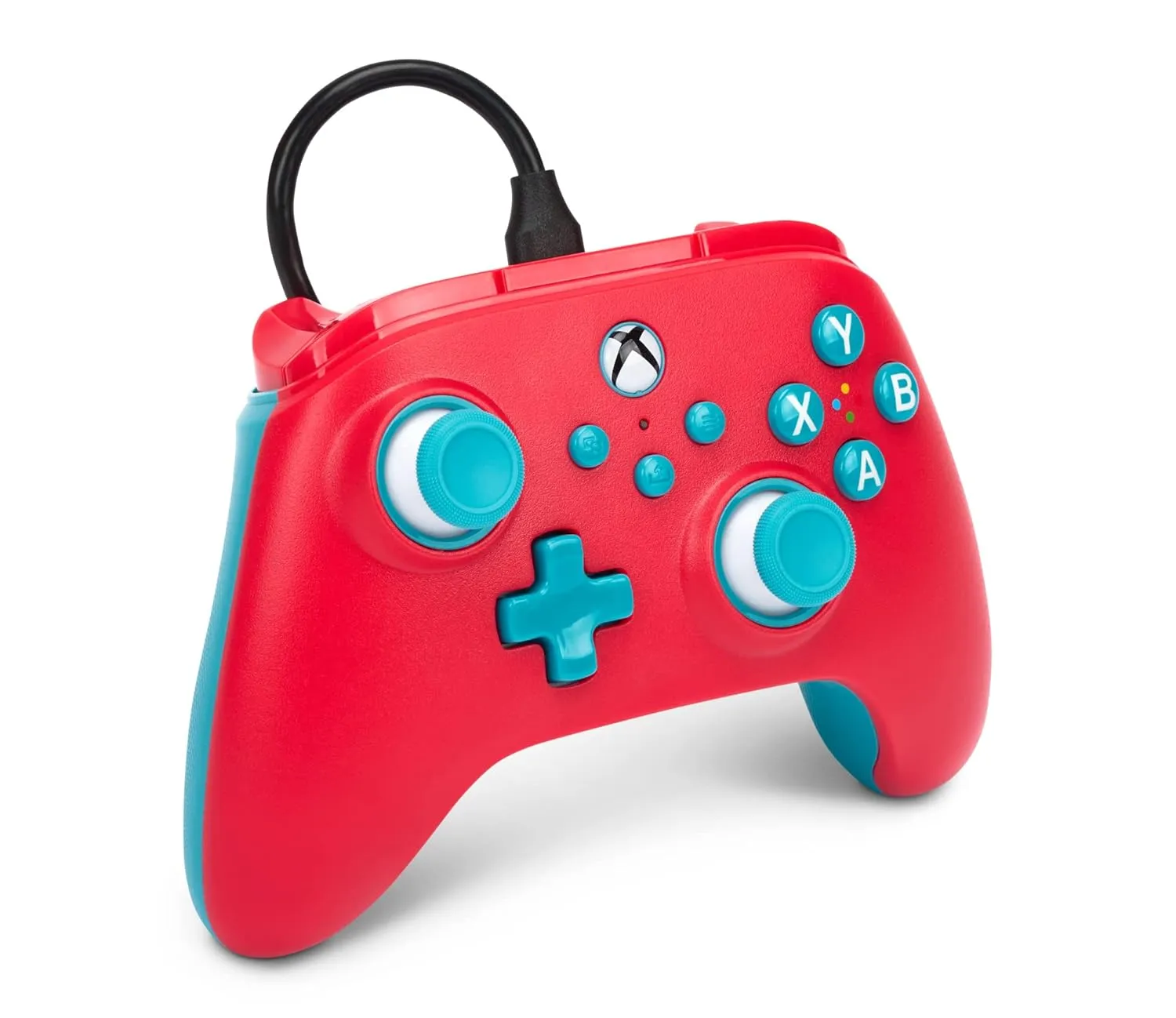 PowerA Nano Enhanced Wired Controller for Xbox Series X|S - Red Sky, Portable, Compact, Gamepad, Wired Video Game Controller, Gaming Controller, Works with Xbox One and Windows 10/11