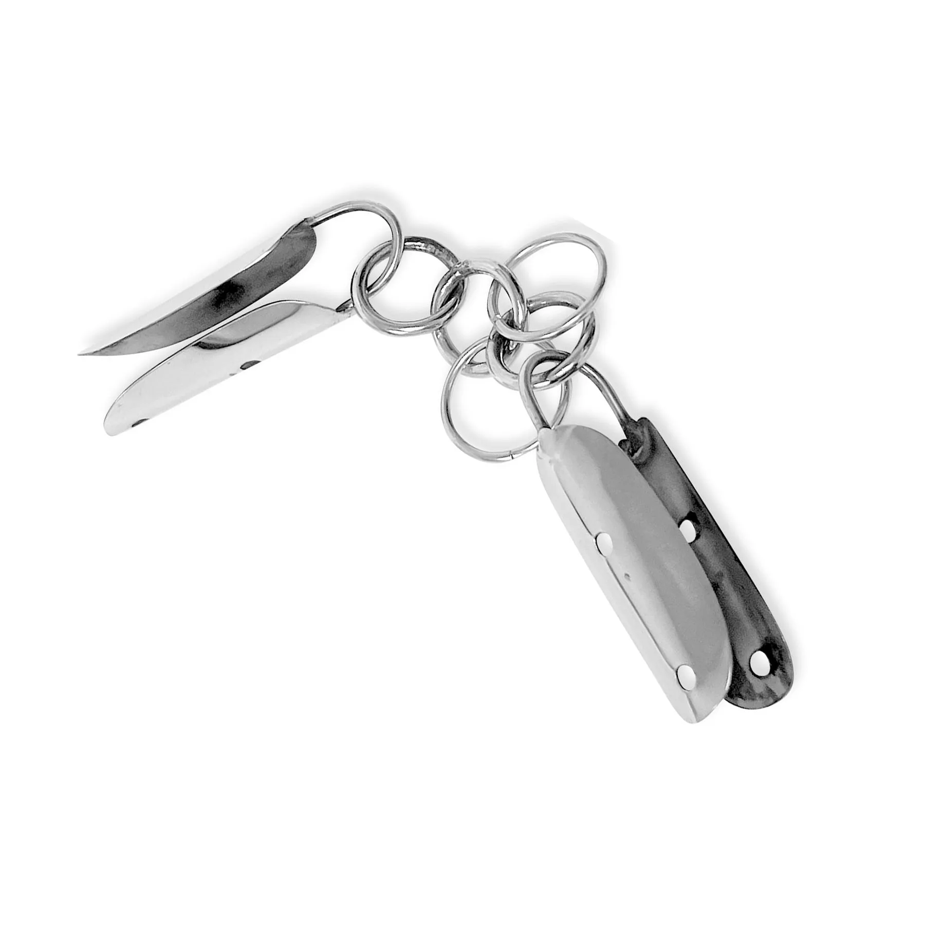 Quality Two or Three Section Sectional Metal Ring Staff Swivels