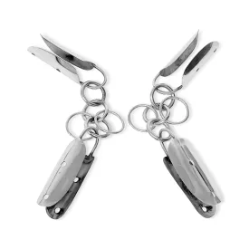 Quality Two or Three Section Sectional Metal Ring Staff Swivels