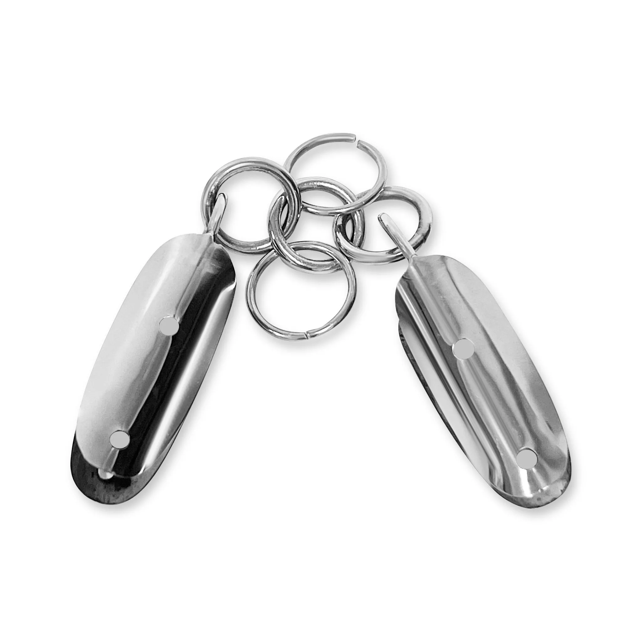 Quality Two or Three Section Sectional Metal Ring Staff Swivels