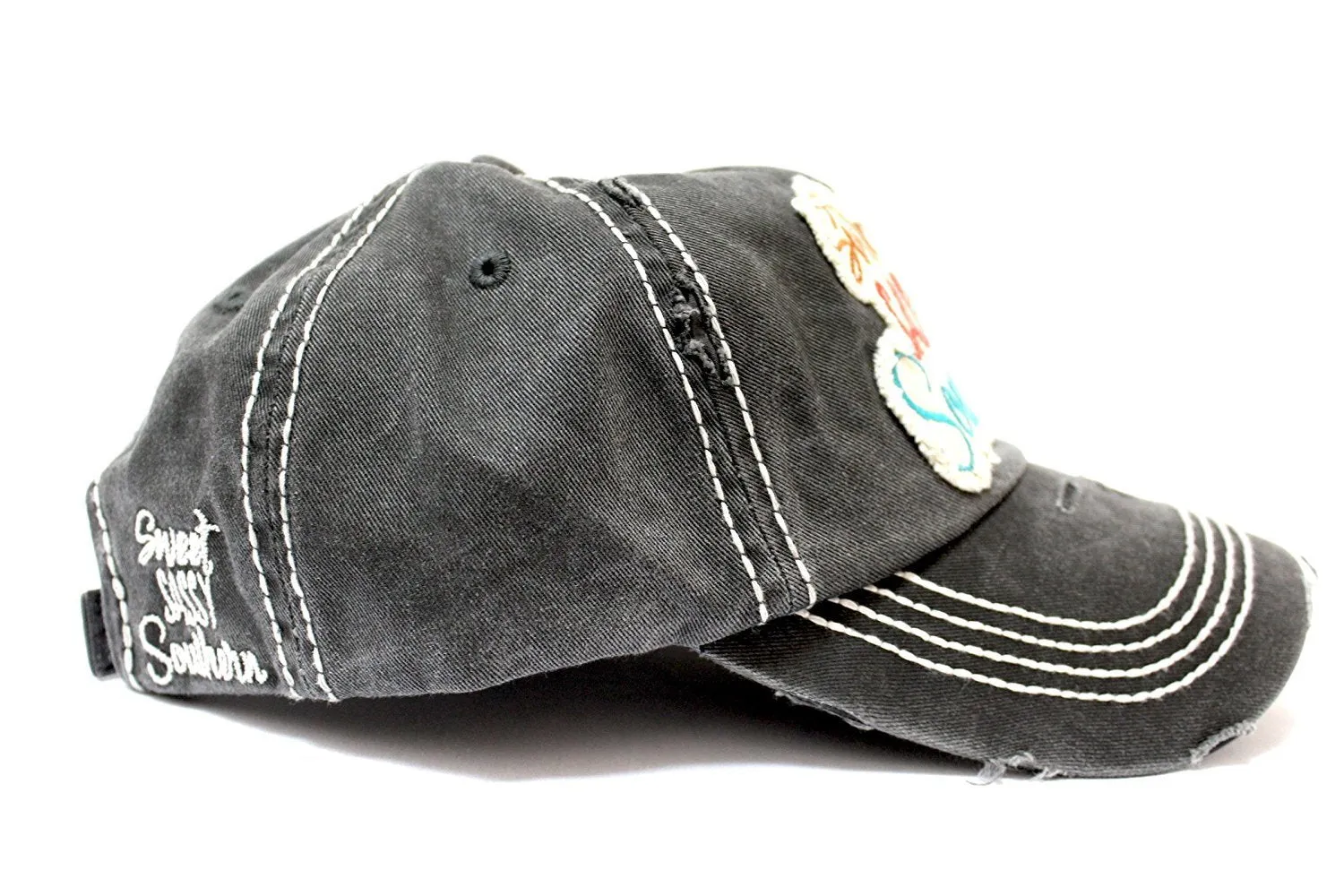 "Sweet SASSY & Southern" Patch Embroidery Front & Back Hat