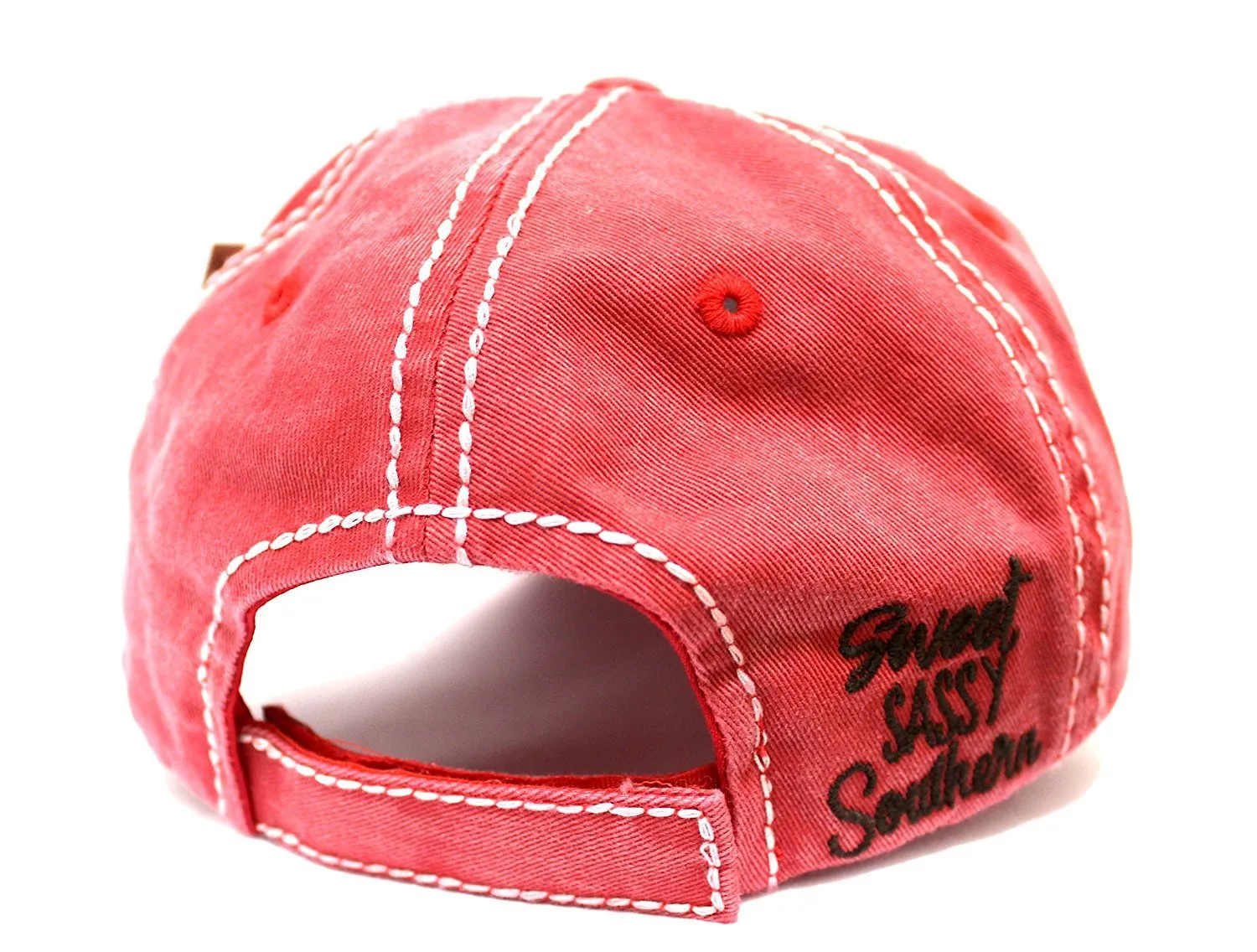 "Sweet SASSY & Southern" Patch Embroidery Front & Back Hat