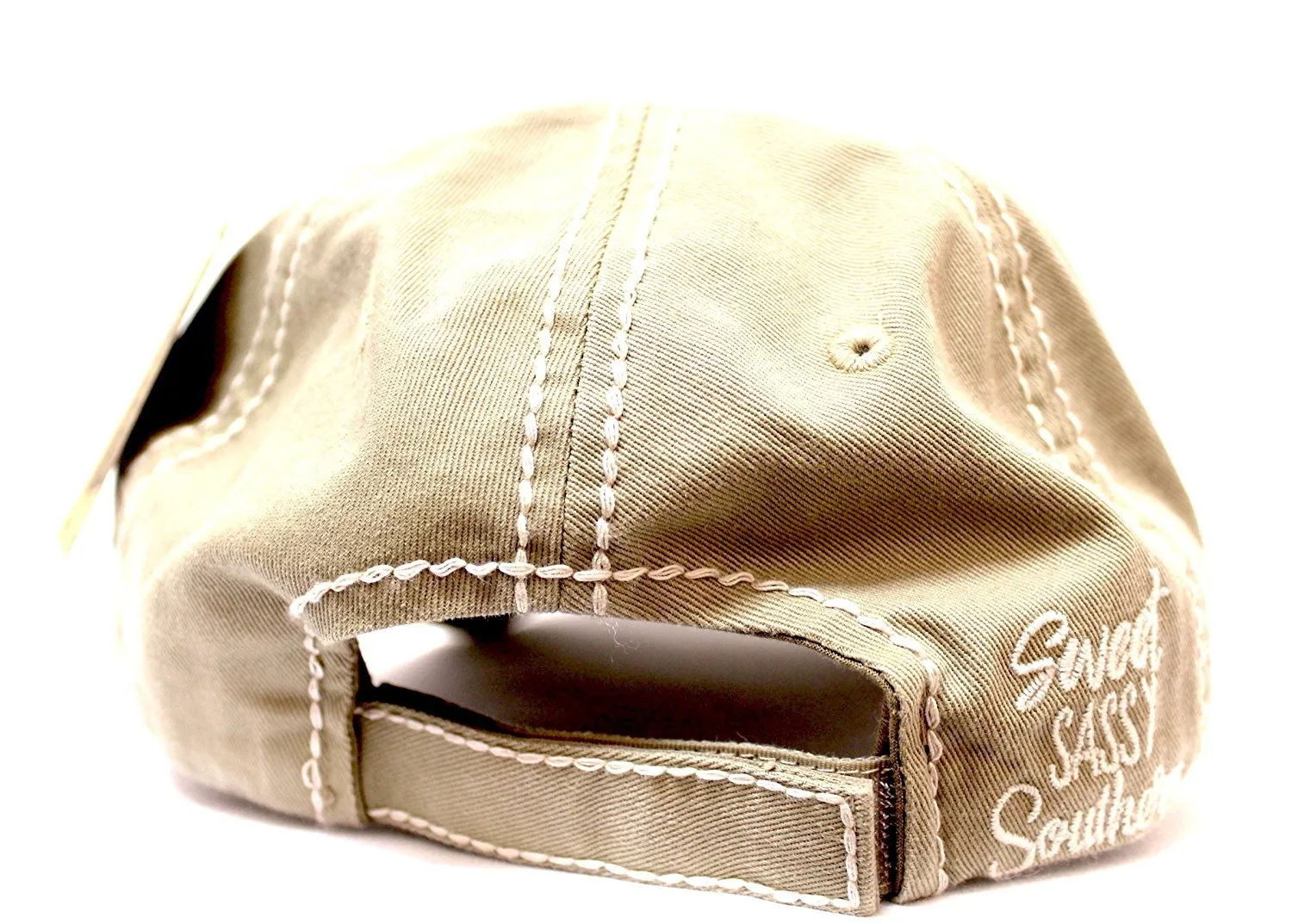 "Sweet SASSY & Southern" Patch Embroidery Front & Back Hat